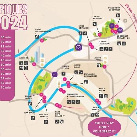 Appartement Cosy Au Calme A 20 Min De Paris فيلوجويف المظهر الخارجي الصورة